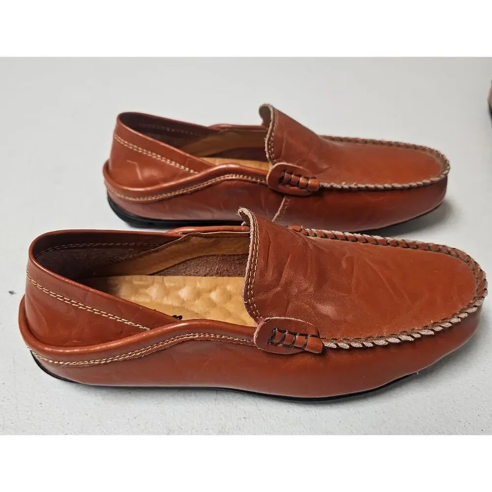 NWOB Men's Fashion Driving Loafers comfort Shoes Size 6-6.5